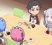 re:zero having lunch